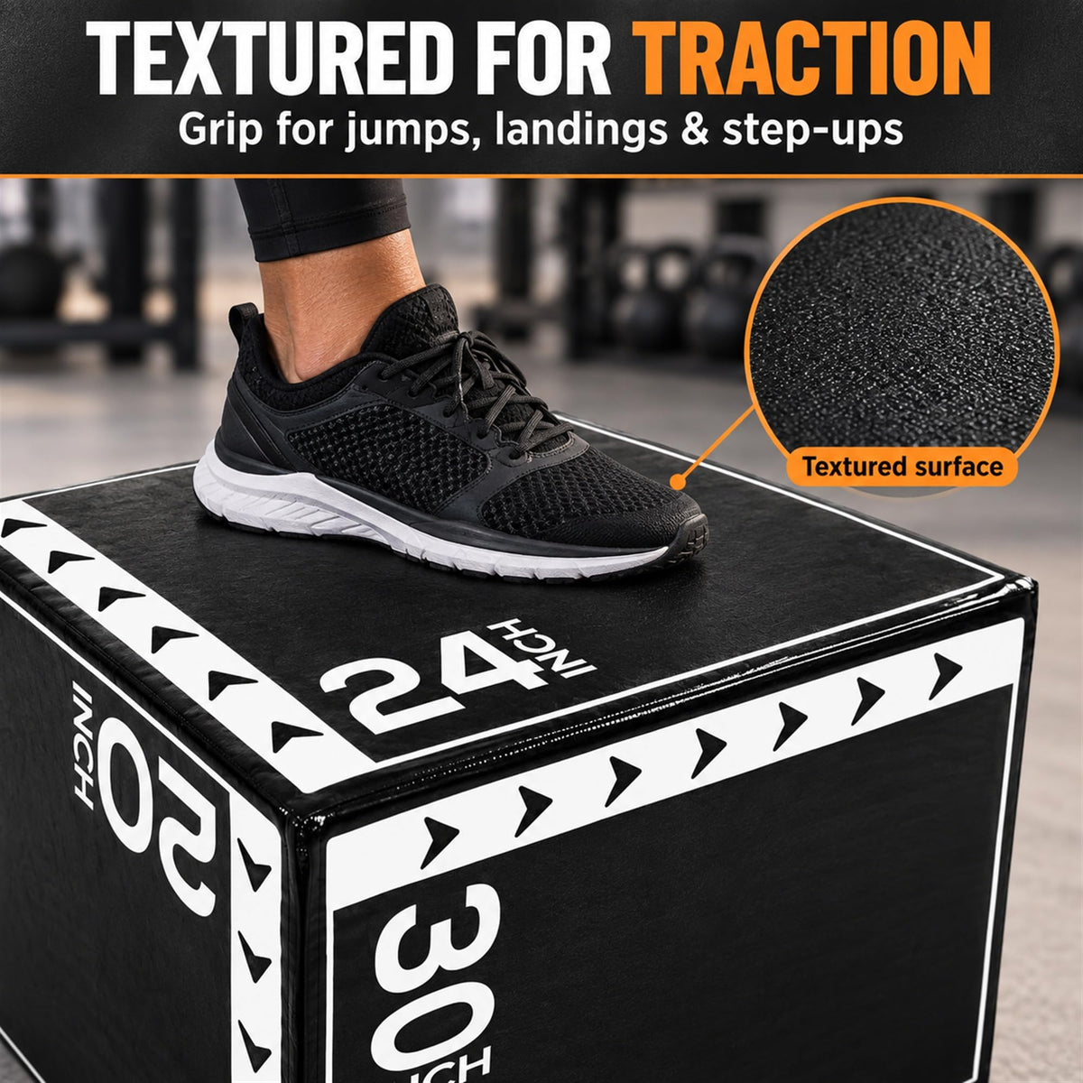 3-in-1 Foam Plyometric Jump Box X42182