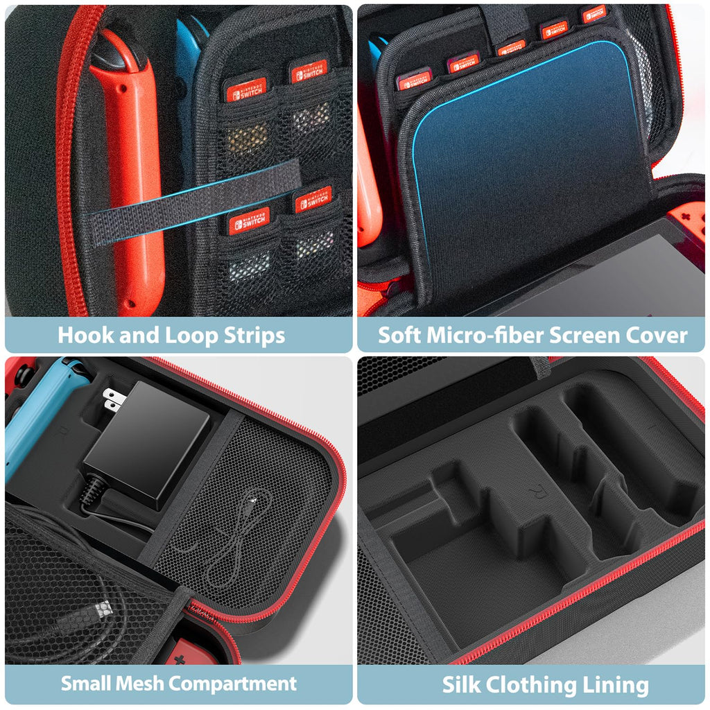 Switch OLED Carrying Case with 20 Games I9645