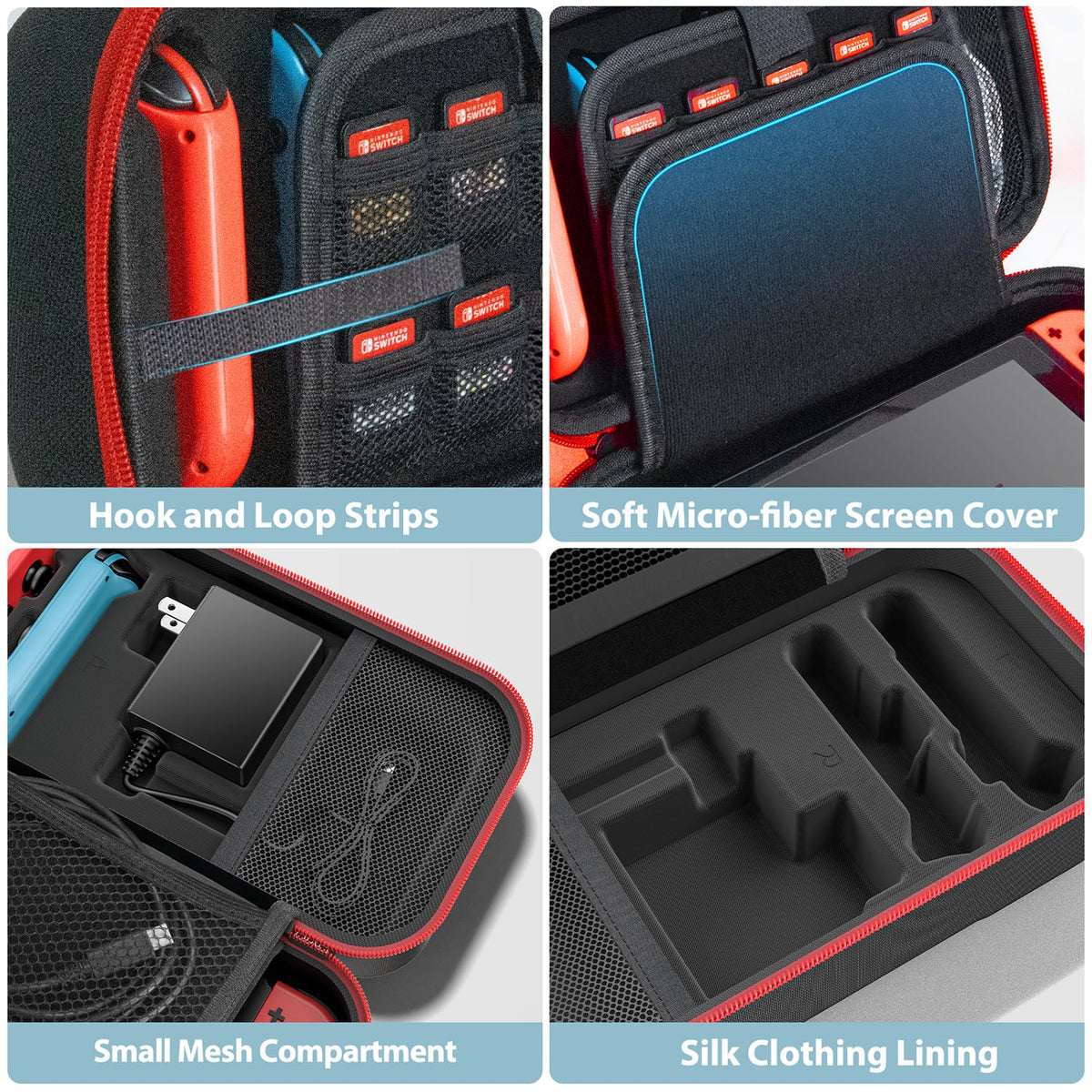 Switch OLED Carrying Case with 20 Games I9645