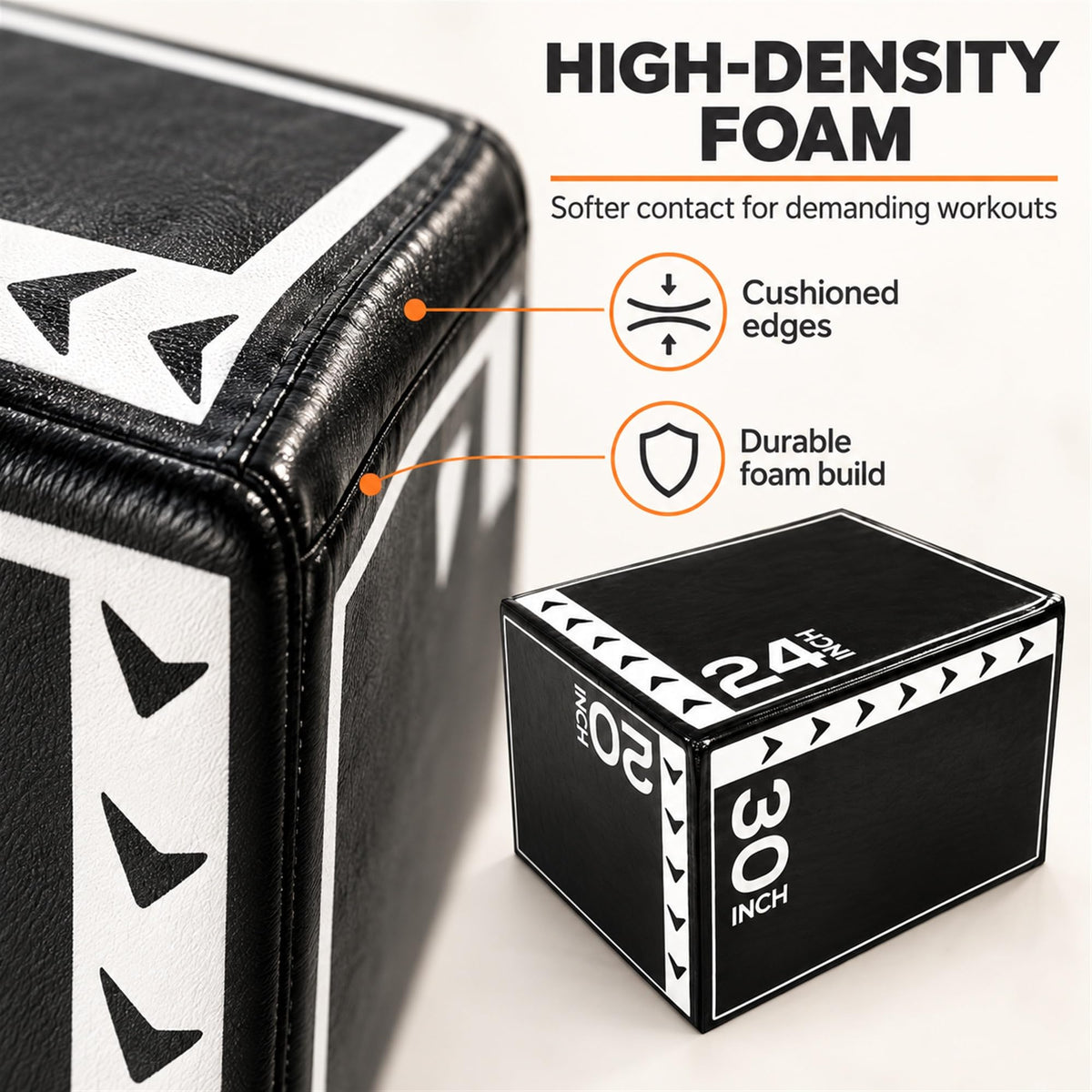 3-in-1 Foam Plyometric Jump Box X42182