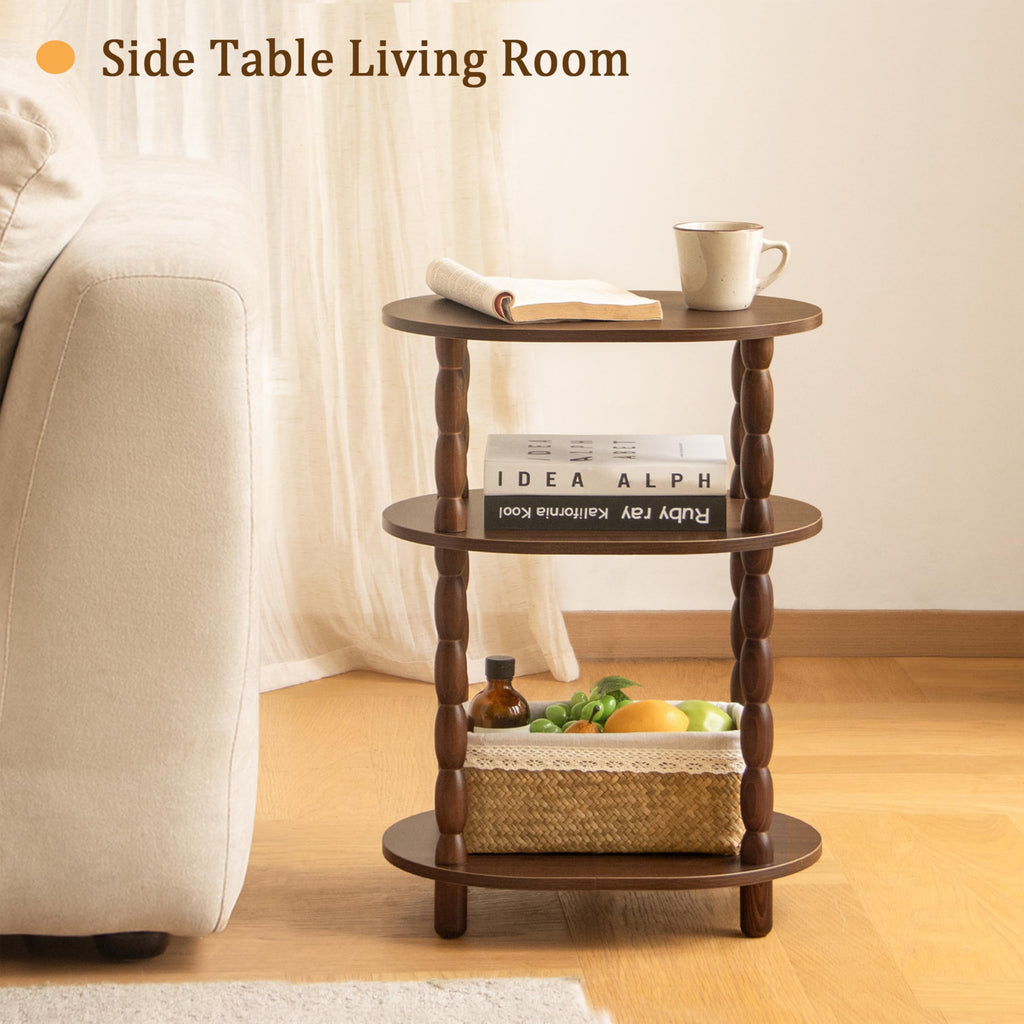 3-Tier Oval Side Table G7634