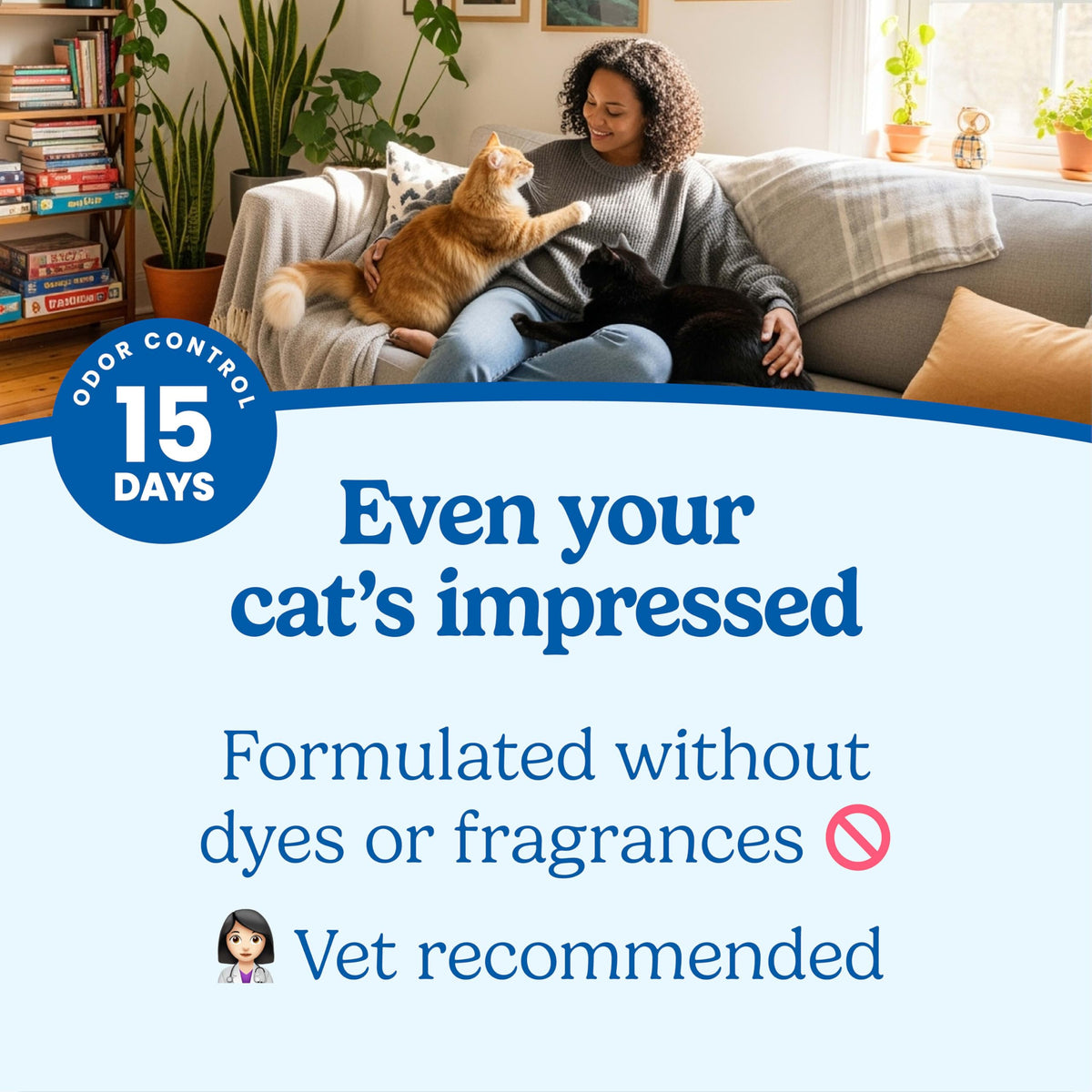 Unscented Clumping Cat Litter with Activated Charcoal, 14 lb C120