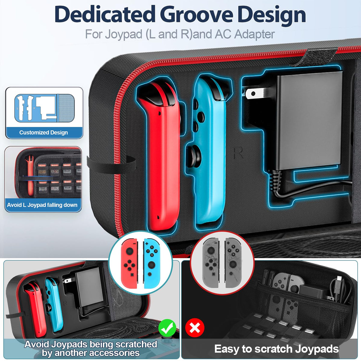Switch OLED Carrying Case with 20 Games I9645