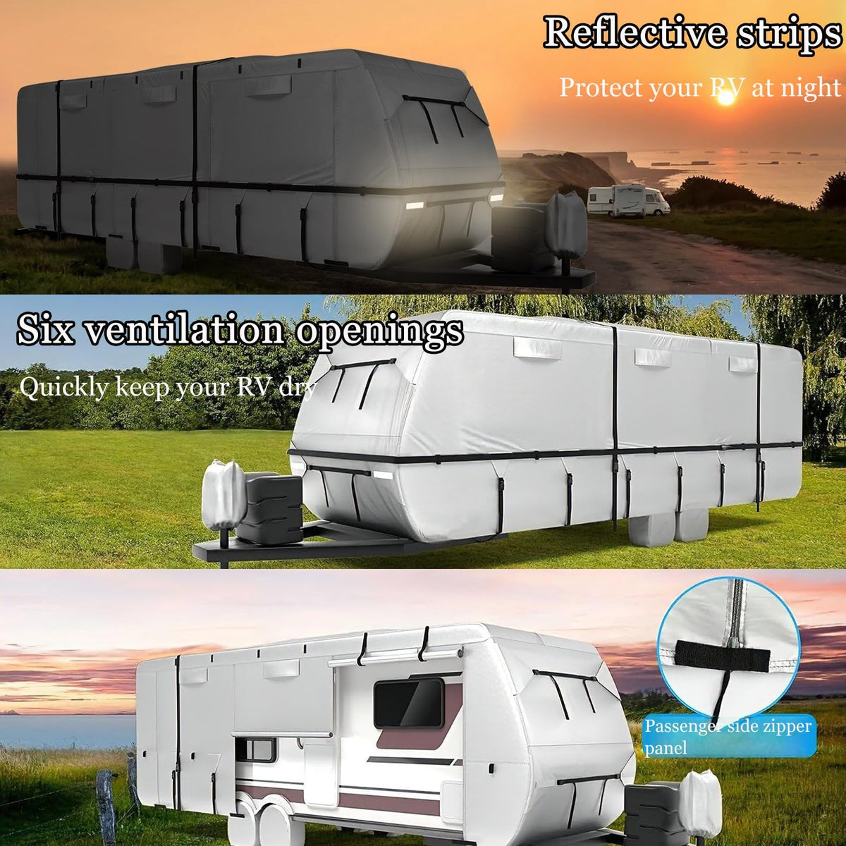 14-16ft Travel Trailer RV Cover I19415