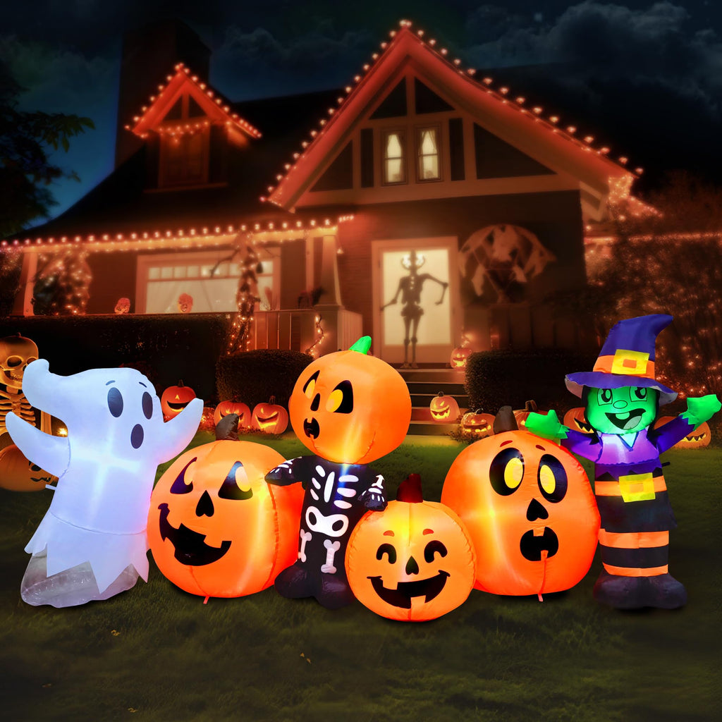 8 ft Inflatable Halloween Decoration with LEDs T250