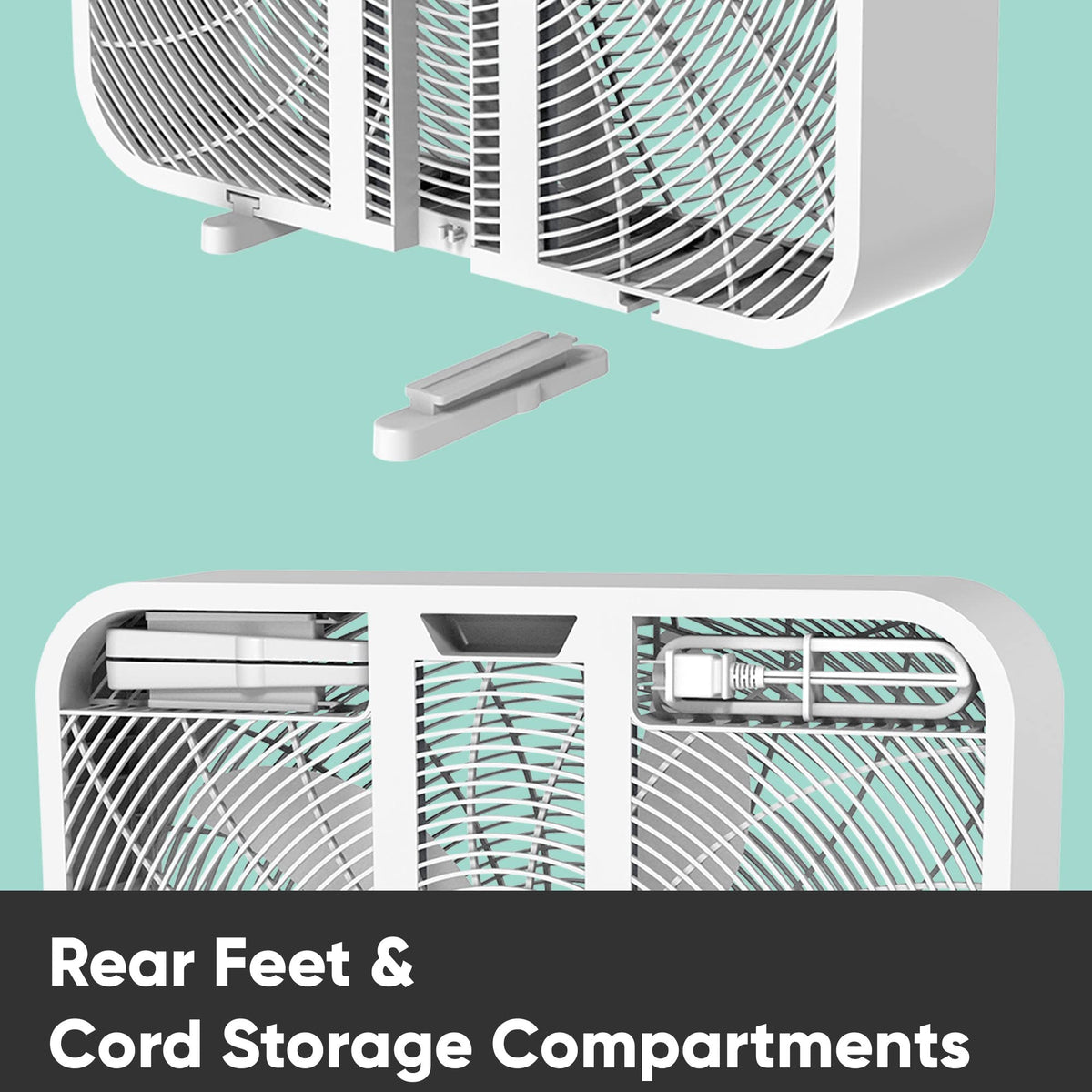 20 Inch 3 Speed Quiet Box Fan with Remote Control R3217