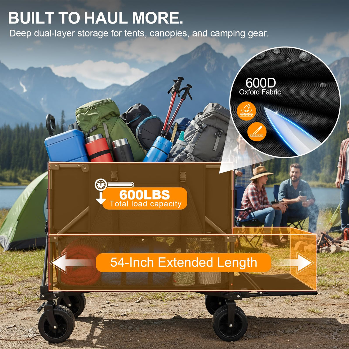 Heavy Duty Collapsible Double Decker Wagon K51931