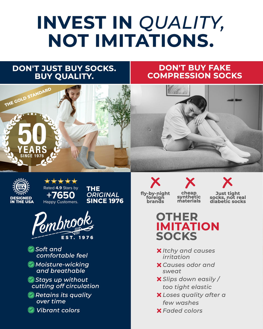Non Binding Ankle Socks 6 Pairs Y107883