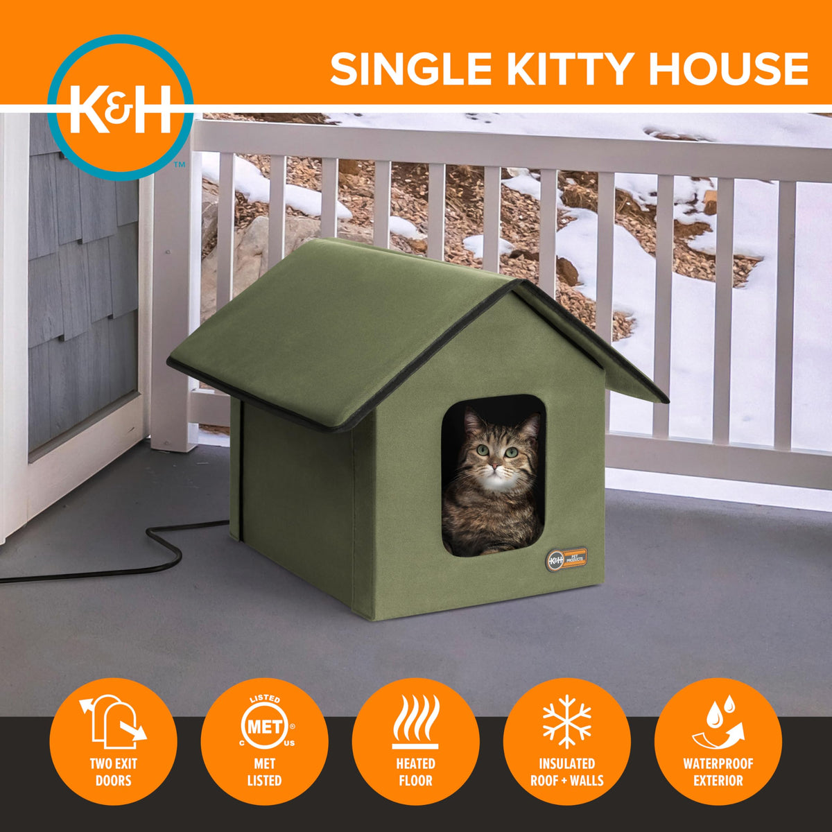 20W Heated Cat House J983761