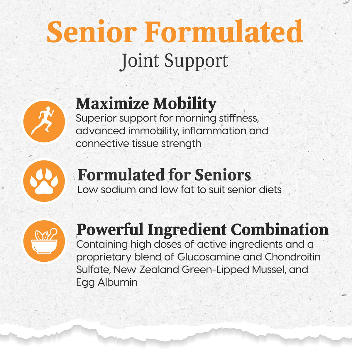 Senior Dogs Soft Chews 90 ct U5972