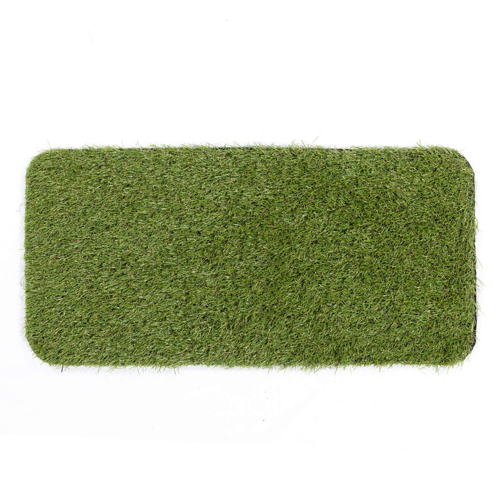 Artificial Grass Puppy Potty Training Pad with Tray 15" x 30" Q759353