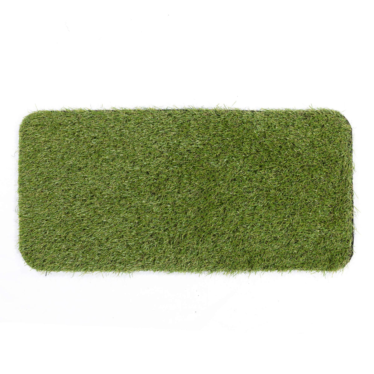 Artificial Grass Puppy Potty Training Pad with Tray 15" x 30" Q759353