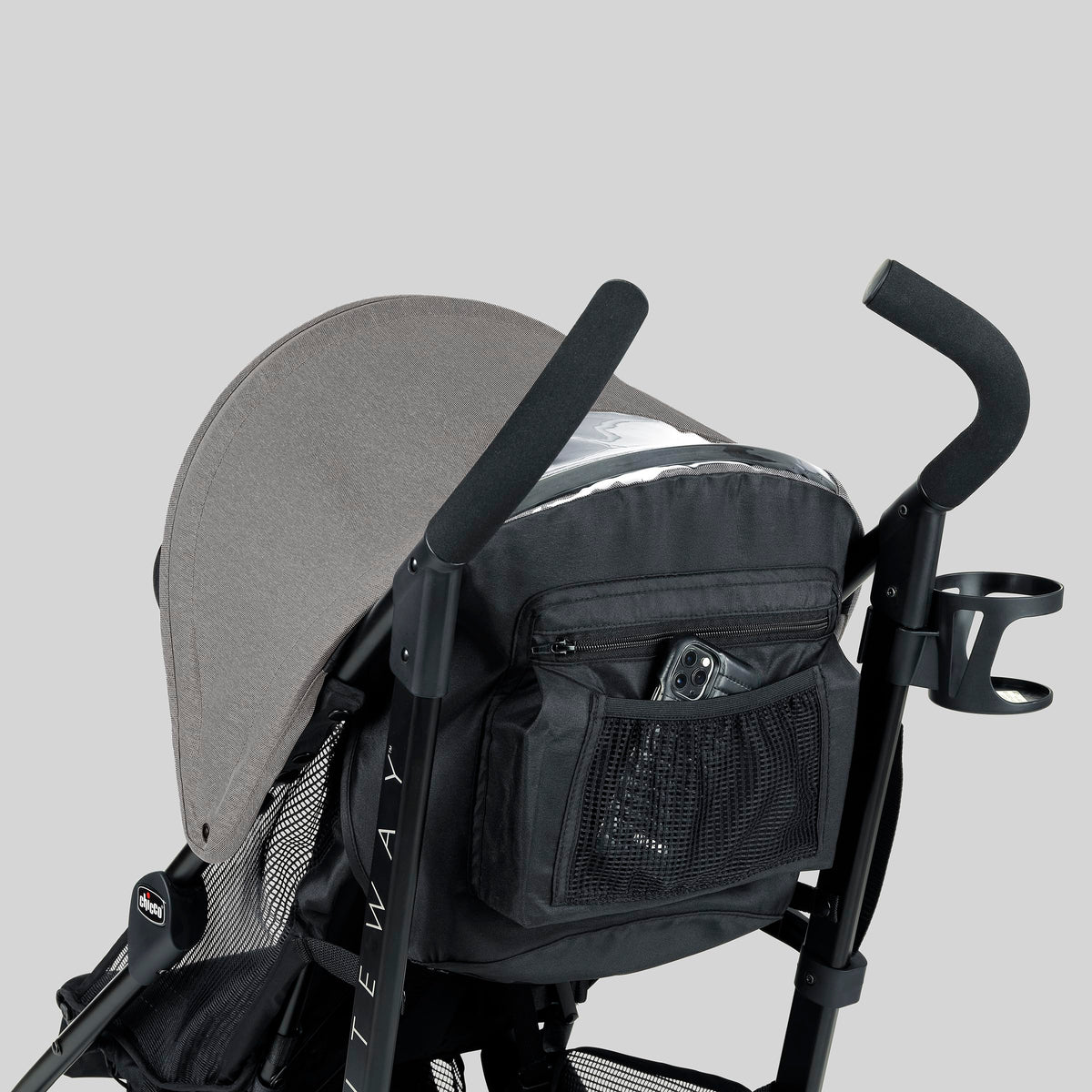 Compact Lightweight Stroller with Storage Basket E355541