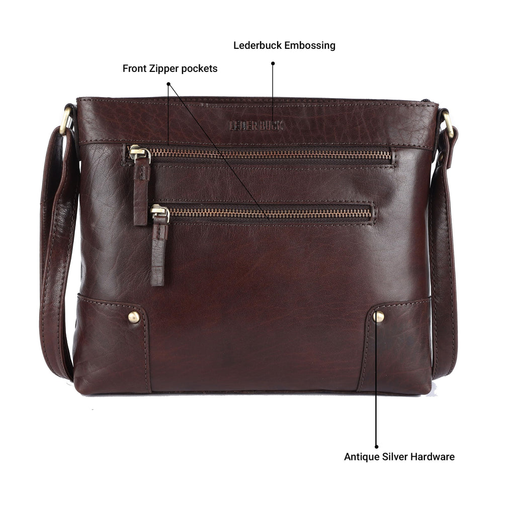 Soft Real Leather Womens Crossbody Handbags and Purses W847