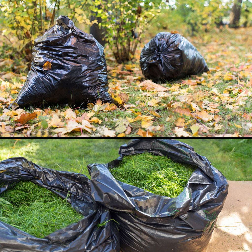 39 Gallon Black Yard Cleanup Bags 100 Count with Ties L311060