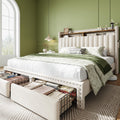Queen Bed Frame with 2 Drawers V262949