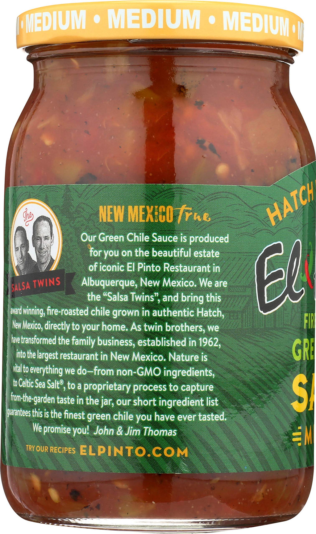 Green Chile Sauce Medium 16 Ounce Pack of 6 A439