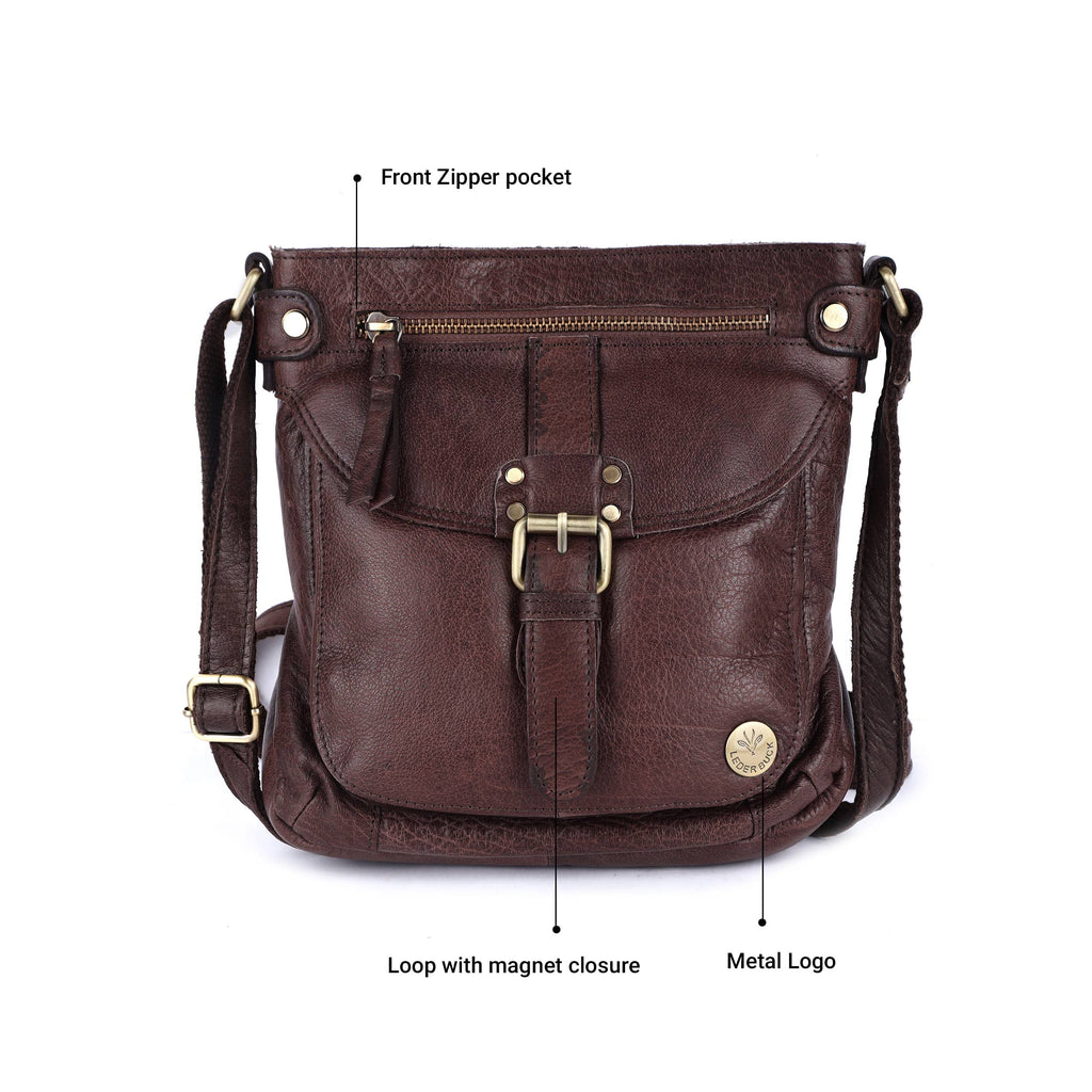Real Leather Crossbody Handbags & Purses S4471