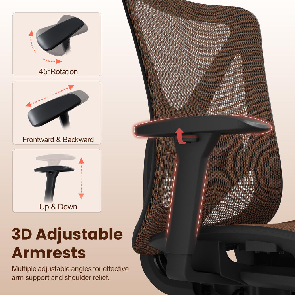 Ergonomic Mesh Office Chair with Adjustable Lumbar Support K367110