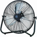 20" 3-Speed Tiltable Black Steel Floor Fan D329