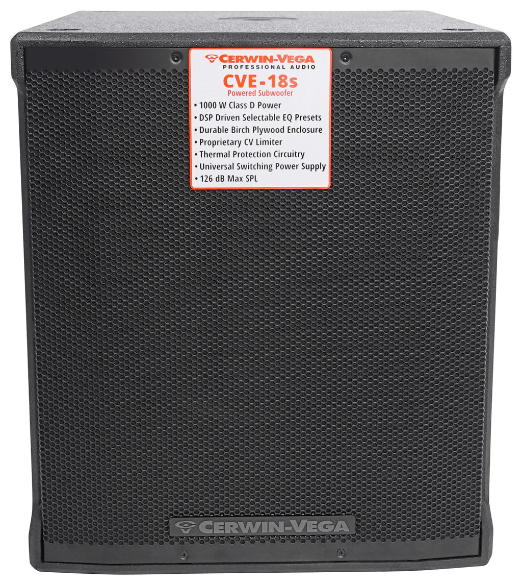 18" 1000 Watt Powered Subwoofer with Bluetooth B84841